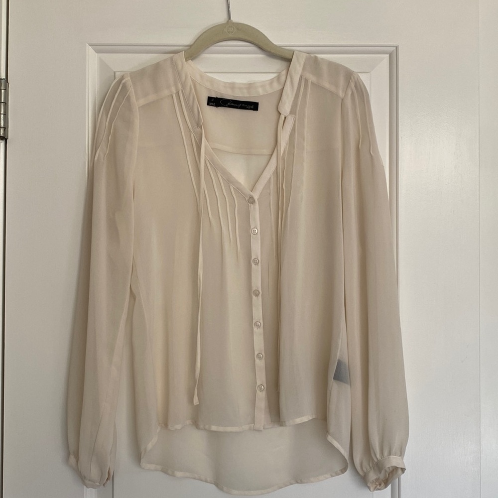 Cream Blouse
